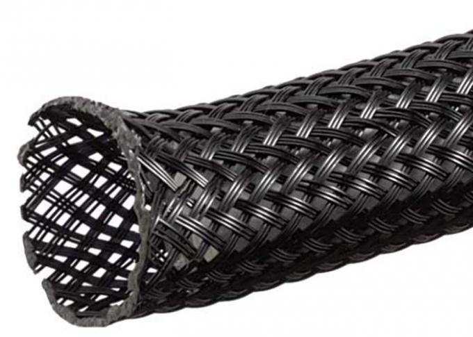 32mmのナイロン網ケーブルの袖、注文のサイズの拡張できるナイロンにスリーブを付けること