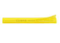 電線のために割れた編みこみにスリーブを付けることを包んでいる黄色い色の自己