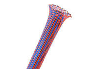 編みこみの耐熱性ワイヤー袖、多色柔らかいケーブルの保護袖