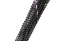 注文の直径耐熱性ワイヤー袖、ペット物質的な熱証拠ケーブルの袖