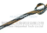 4mm円形の高温ワイヤー袖、ケーブルのための編みこみの耐熱性袖
