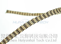 4mm円形の高温ワイヤー袖、ケーブルのための編みこみの耐熱性袖