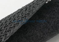 電気絶縁材のヴェルクロ ケーブルの袖の黒色の摩耗抵抗