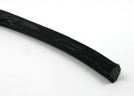 黒い/灰色に電気に編みこみにスリーブを付けることの産業のためのケーブルの保護袖 