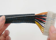 編まれたスリーブを付けることをの割れた編みこみのワイヤー織機のライト級選手包んでいるケーブル ハーネスの自己