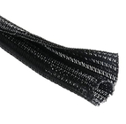 割れ目を包んでいる拡張できる自己はスリーブを付けるペット自己の閉鎖の編みこみのワイヤー覆いを編んだ