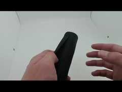 黒い自己閉鎖の覆いペット編みこみの袖の割れた覆いの編みこみのワイヤー ケーブルの袖