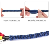 ブラック・アンド・ブルー ペット拡張できる編みこみの袖の炎-抵抗力がある抑制摩耗