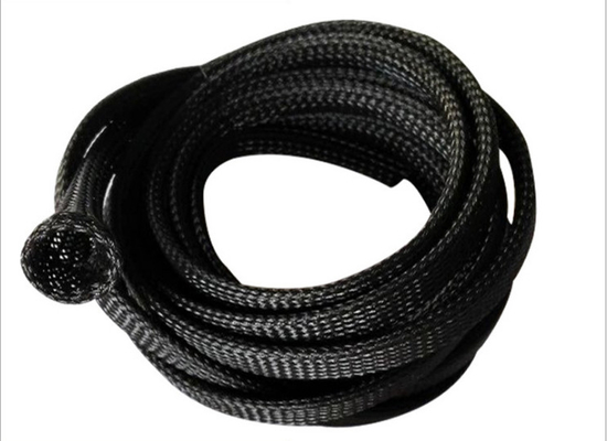 購入 6mmケーブル保護ペット拡張可能な編みこみの袖の黒色の炎-抑制剤 オンライン製造