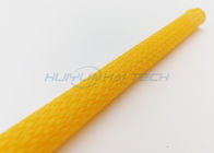 黄色いペットによって編まれるスリーブを付けることの編みこみにスリーブを付けることのまわりの炎の証拠の覆い