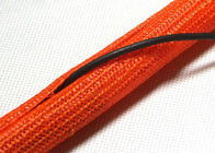 ケーブル管理のための割れた編みこみのスリーブを付けるカスタマイズされた印刷を包んでいる単繊維の自己 