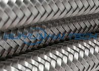 EMIケーブルの保護のための304の金属のステンレス鋼の編まれたスリーブを付ける全中継