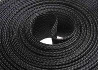 ケーブル ハーネスのために適用範囲が広い炎抵抗力がある黒い色の電気に編みこみにスリーブを付けること