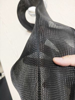 購入 ペット編まれる200.0mm平らなジッパーの配線用ハーネスの黒20.0mmにスリーブを付ける オンライン製造