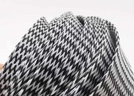 黒く白い3.0mmペット拡張できる編みこみのスリーブを付ける電気配線用ハーネス