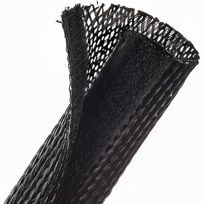 購入 PA66自己の覆いのヴェルクロ ナイロン拡張できるスリーブを付ける炎-抑制剤 オンライン製造