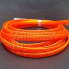 オレンジ色のライト級選手は適用範囲が広い拡張できる編みこみの抵抗力がある袖および摩耗をかわいがる